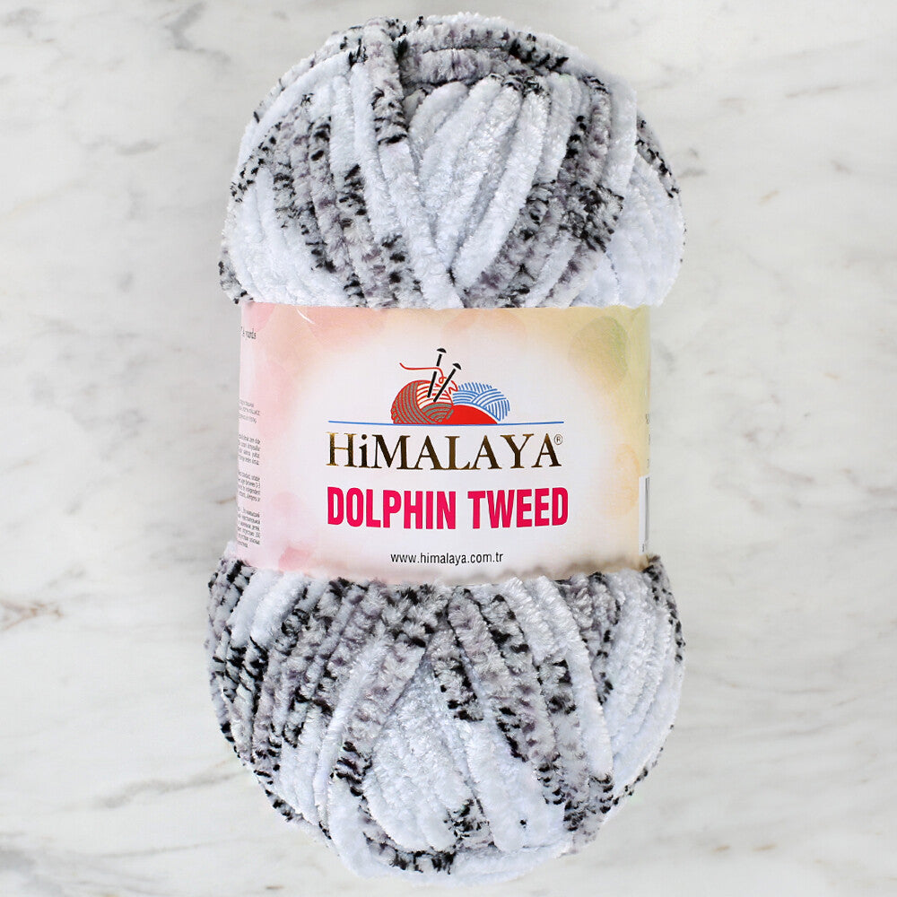 Himalaya Dolphin Tweed Ebruli El Örgü İpi - 92011